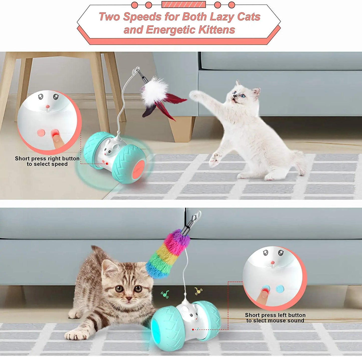 AutomIatic Interactive Playful Kitten Toy