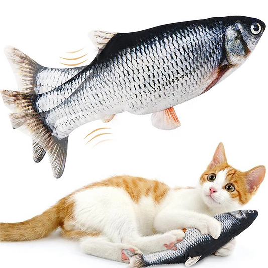 Electronic Floppy Fish Cat Toy - Its Meow or Never