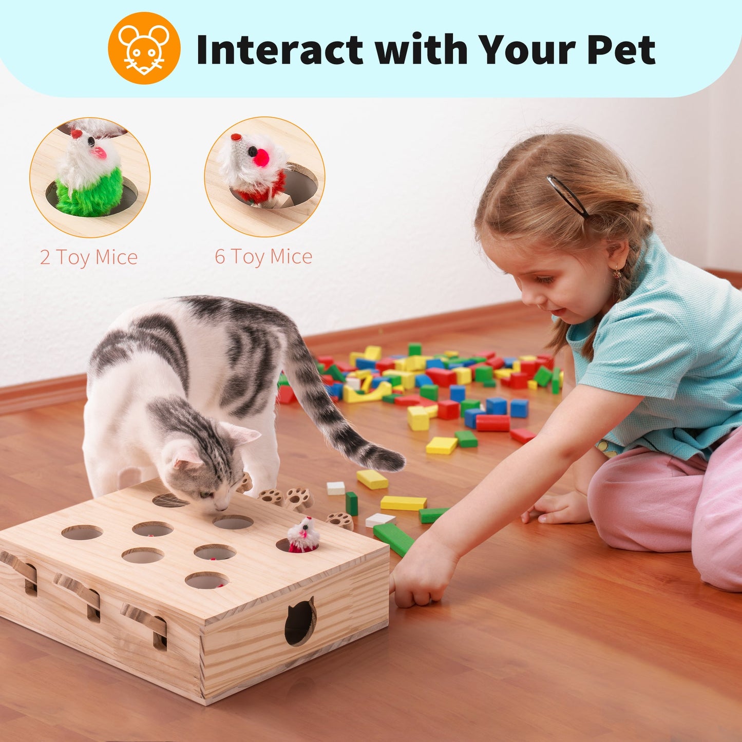8 Holes Cat Toys - Its Meow or Never